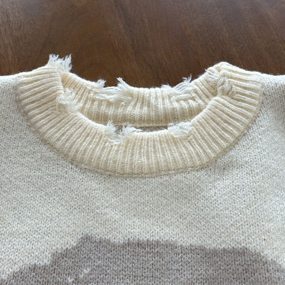 NWOT Oversized Skull Sweater - Picture 6 of 8